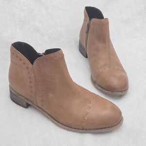 Skechers Womens Dominique Tan Ankle Boots Sz 7.5 (5810454) Brown Western Booties